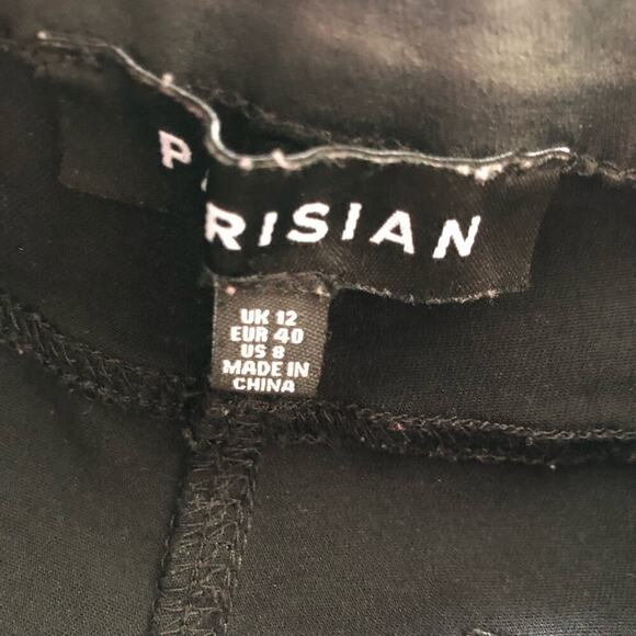 Parisian Women's Skinny Jeans‎ Size 8 Stretchable Mid Waist Black 26 x 26 - Picture 8 of 10